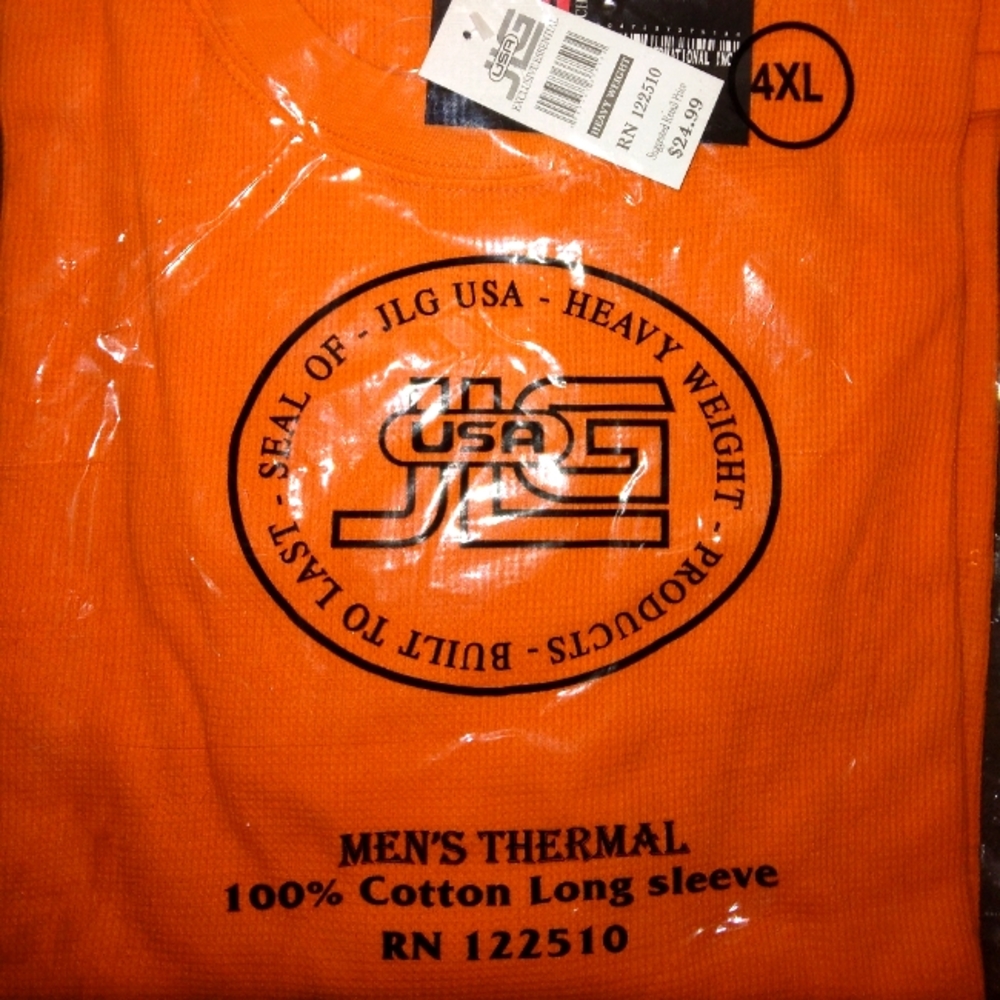 Orange Thermal tops